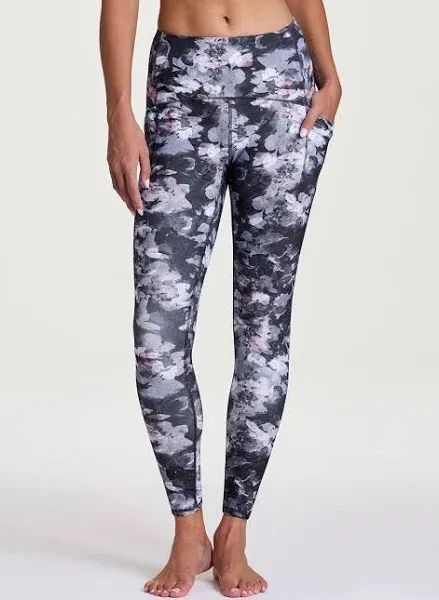 RBX Women's Floral Recharge Tech Flex Full Length Leggings with Pockets