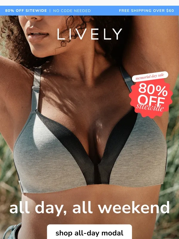 LIVELY - 80% OFF | Like A Cloud For Your Boobs ☁️