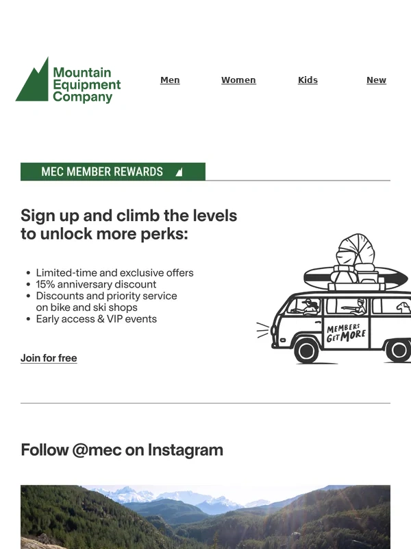 MEC - Last chance: tents starting at $250