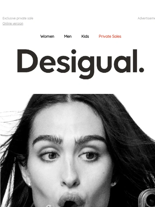 Desigual - Up to 50% off for you,now in stores