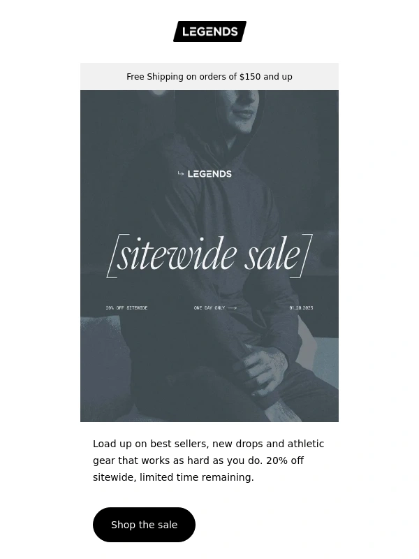 Legends - 20% Off Sitewide Sale | Last Call ?