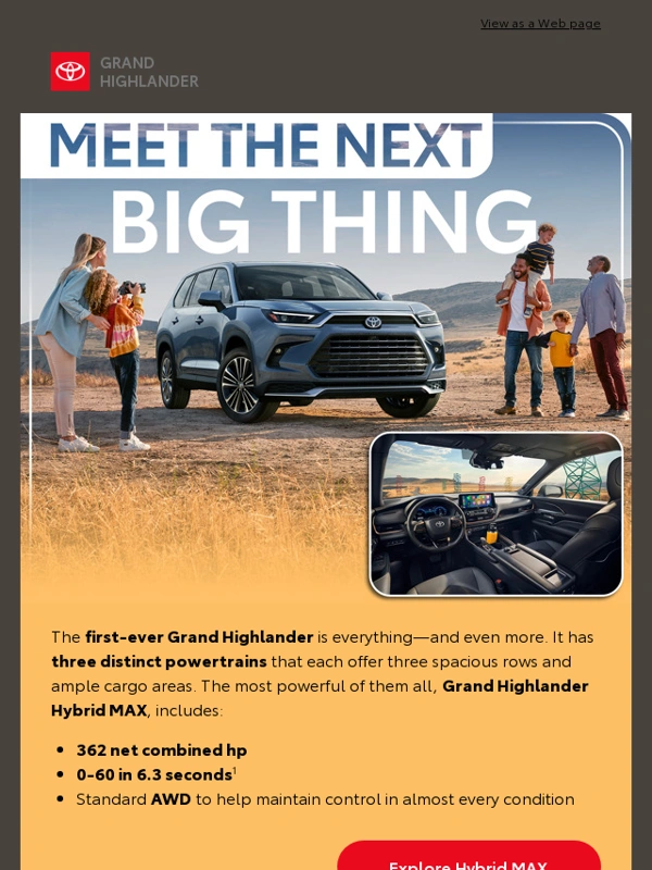 Toyota - Check Out the Spacious Grand Highlander