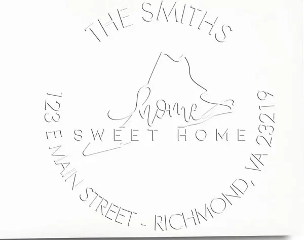 Personalized Return Address Embosser Seal