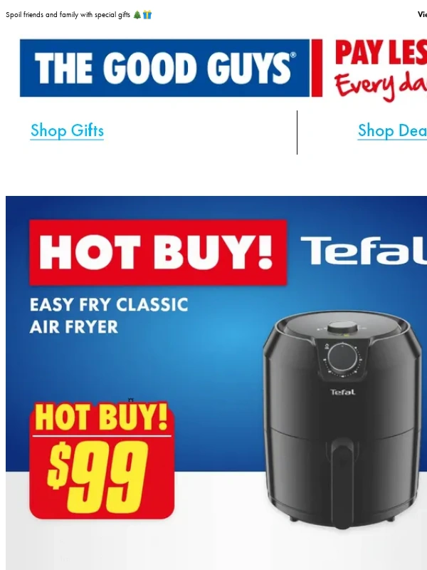 The Good Guys - Here's Some Last Minute Gifts Ideas!