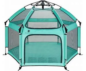 Pop 'N Go Playpen - Sweet Mint | Portable Indoor/Outdoor Play Yard | Pop Up Tent For Babies, Kids, & Toddlers | The California Beach Co.