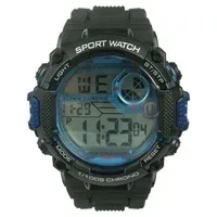 George Mens Digital Sport Wristwatch Plastic Strap 82108