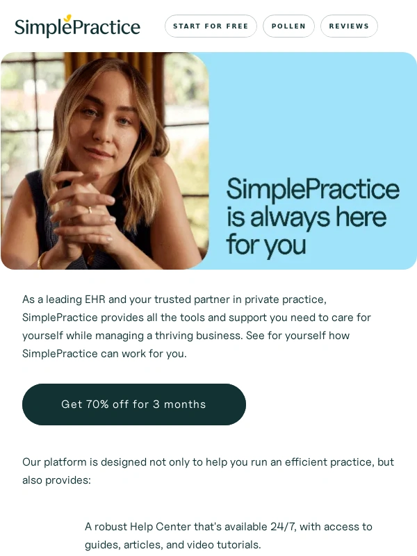 Simple Practice - SimplePractice is always here for you