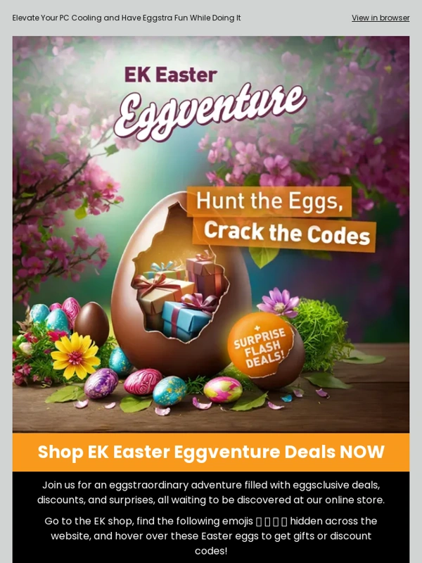 Ekwb - EK Easter Eggventure Begins ?! Upgrade,Have Fun & Save up