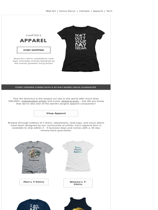 Fine Art America - T-Shirts,Sweatshirts,Onesies,and More