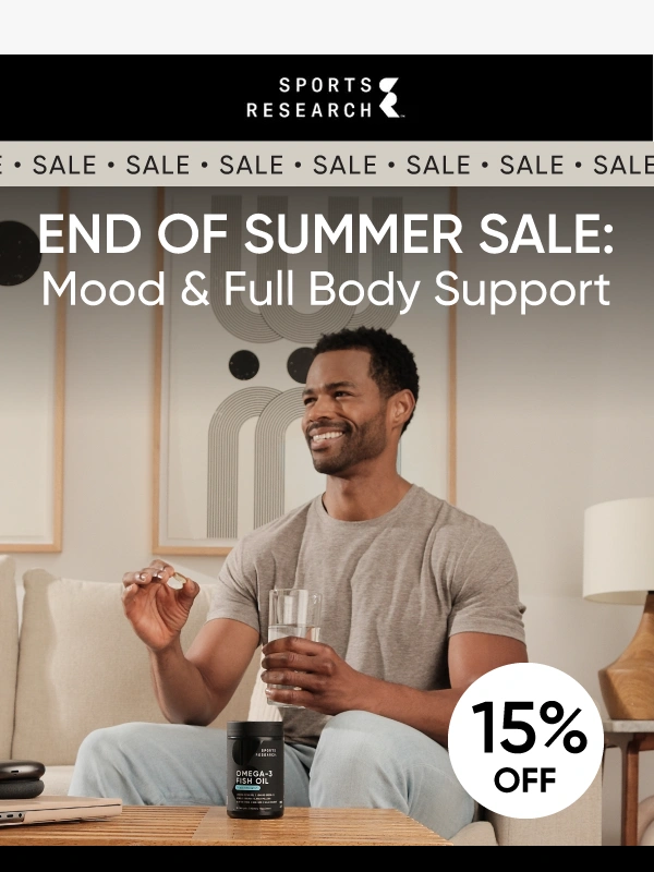 Sports Research - Full Body Fuel for 15% OFF ⚡