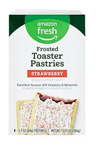 8-Count Amazon Fresh Frosted Toaster Pastries (Strawberry or Cherry) $1.19 w/ S&S + Free Shipping w/ Prime or on orders over $35