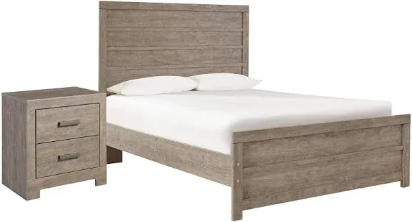 Ashley Culverbach Full Panel Bed with Nightstand
