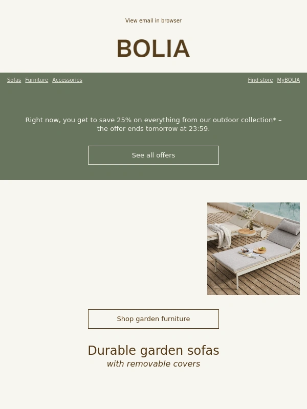 Bolia - Last chance!