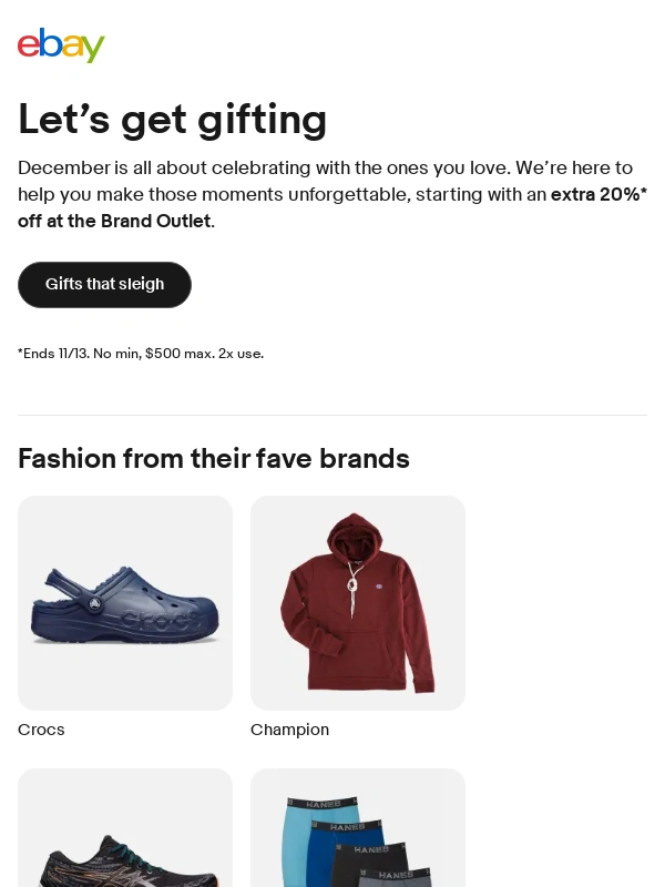 eBay - These gifts are giving holiday magic
