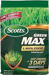 [Prime] 16.67 lbs (5,000 sq. ft) Scotts Green Max Lawn Food Plus Iron Supplement $24.88 + Free Shipping