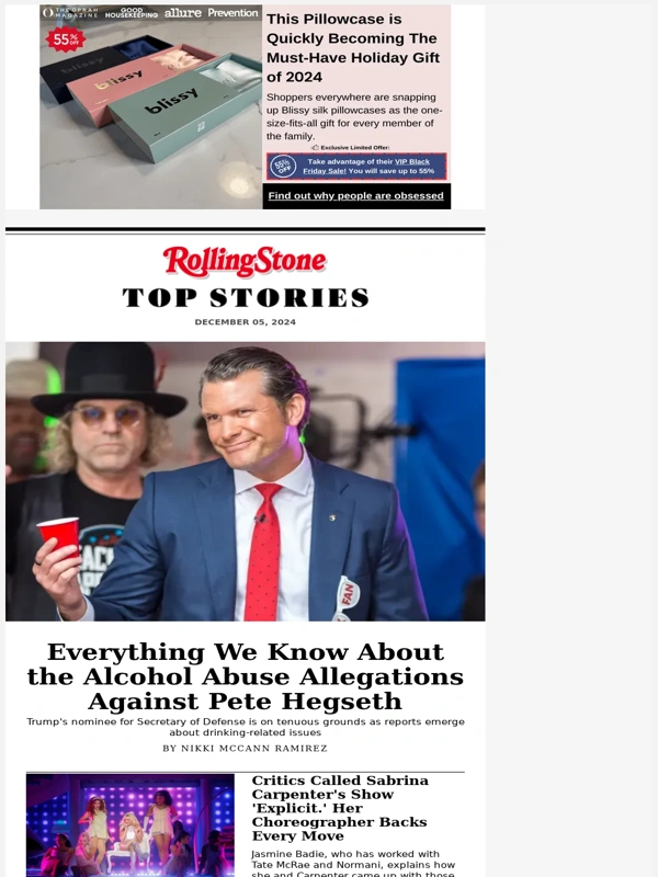 Paramount Plus - Pete Hegseth Alcohol Abuse Allegations: Everything We Know