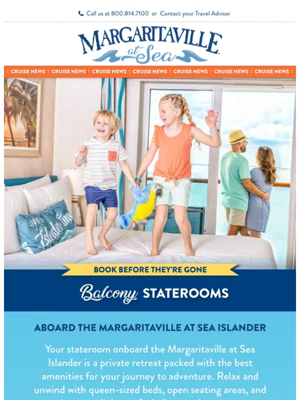 Margaritaville At Sea - ? Breezy June Escapes — Fares from $500!