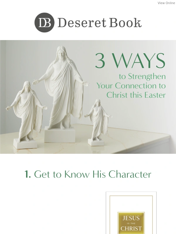 Deseret Book - 3 Powerful Ways to Connect with Christ