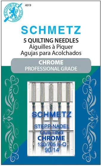 Schmetz Chrome Quilt Machine Needles
