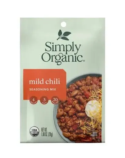 Simply Organic Mild Chili Seasoning Mix