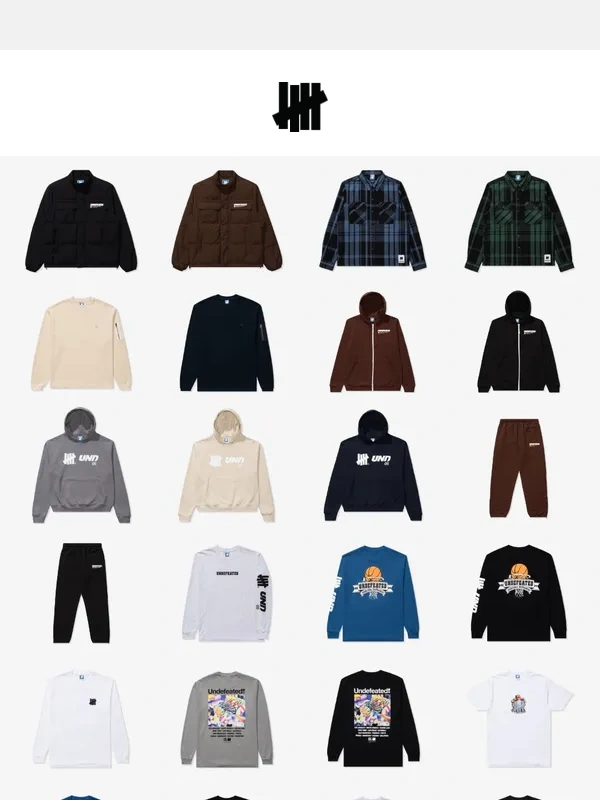 Undefeated - Fall 2024 Drop 4 – Available Now