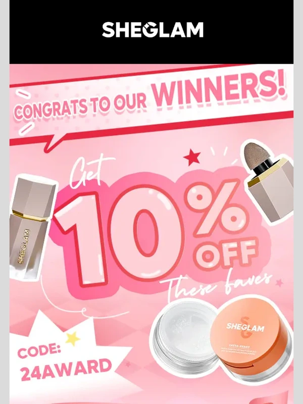 SHEGLAM - 2024 H1 AWARD WINNERS ??