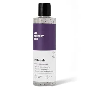 Her Fantasy Box | Refresh pH Balancing Shower Gel - Natural Feminine Hygiene Solution for Gentle Cleansing, Odor Control, and Skin Nourishment - pH-Balanced Formula for All Skin Types (8 oz)