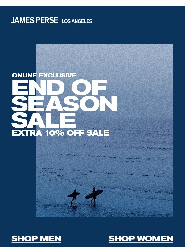 James Perse - Extra 10% Off Sale