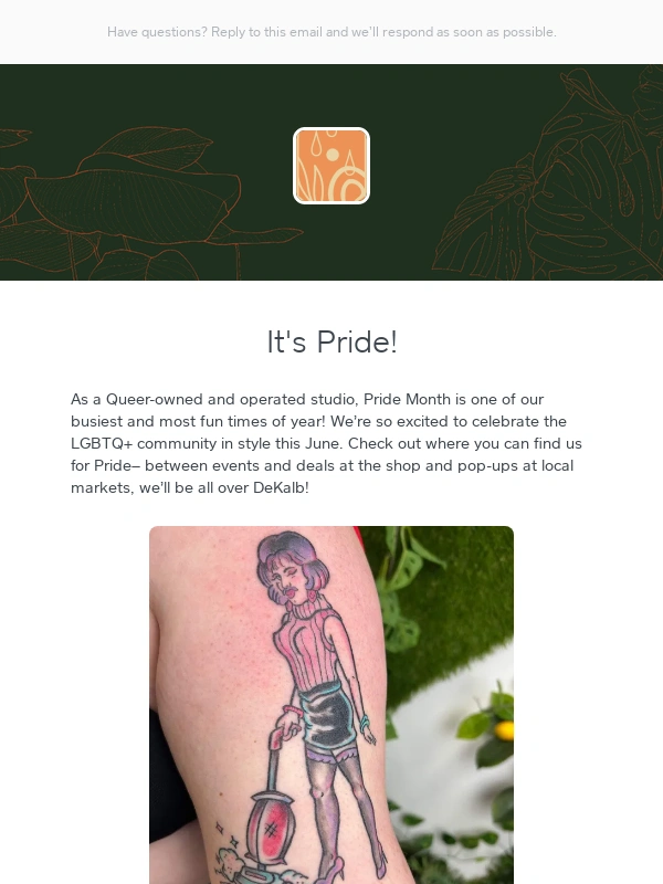 Afterpay - Happy Pride Month from DeKalb Tattoo Company! ?️‍??️‍⚧️