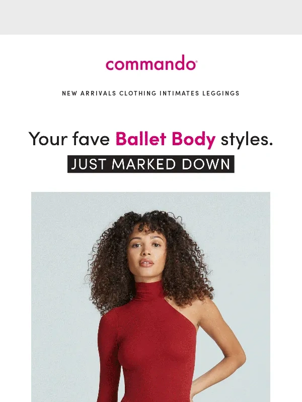 Commando - Ballet Body,just marked down