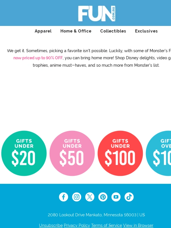 Fun - Too many things to pick,just one? This will help!