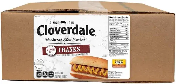 Cloverdale Franks Hot Dogs