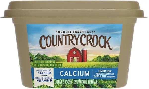 Country Crock Buttery Spread Calcium