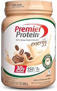 23.9 Ounce Premier Protein Powder, Cafe Latte