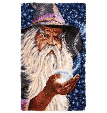 Herrschners Wise Wizard Latch Hook Kit