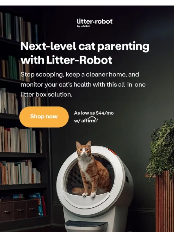 Litter Robot - The litter box solution every cat parent needs