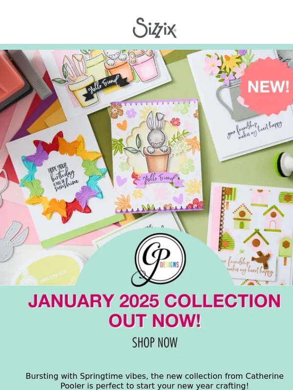Sizzix - NEW! Catherine Pooler's new collection is here