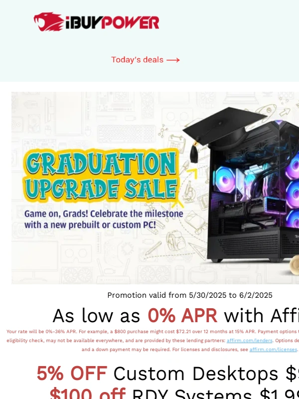 iBuyPower - Congrats to all Grads ?