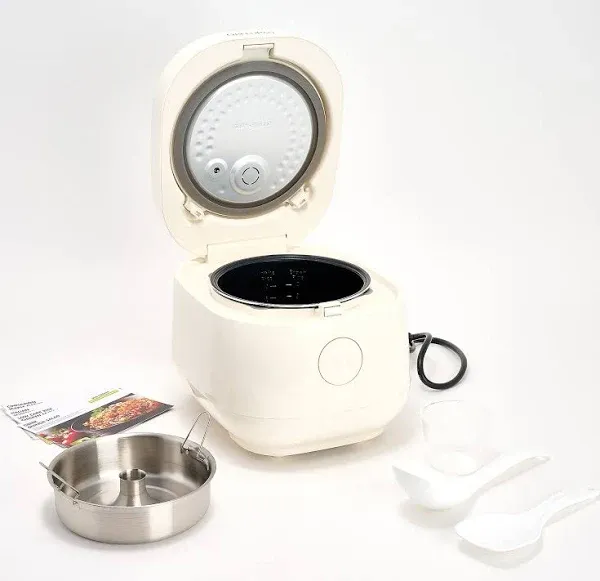 GreenPan Fuzzy Logic Carb Reducing 8 Cup Rice Cooker & Tools