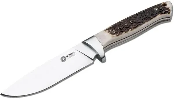 Boker Arbolito Hunter Stag Fixed Blade Knife
