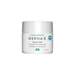 Derma E Scar Gel – Scar Treatment for Face – Hydrating Gel for Acne Scars, Burns & Stretch Marks with Panthenol & Allantoin, 2 oz
