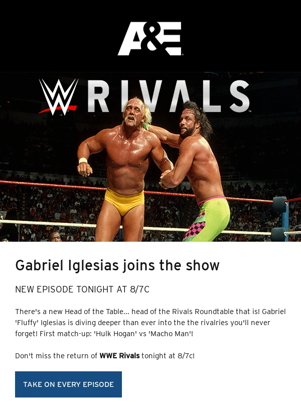 A&E - Gabriel Iglesias tags in on WWE Rivals!