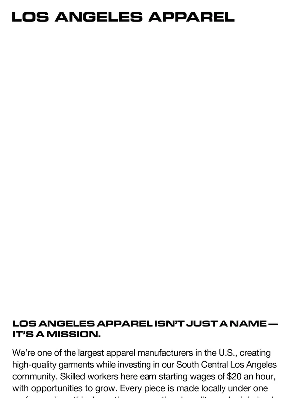 Los Angeles Apparel - Jobs