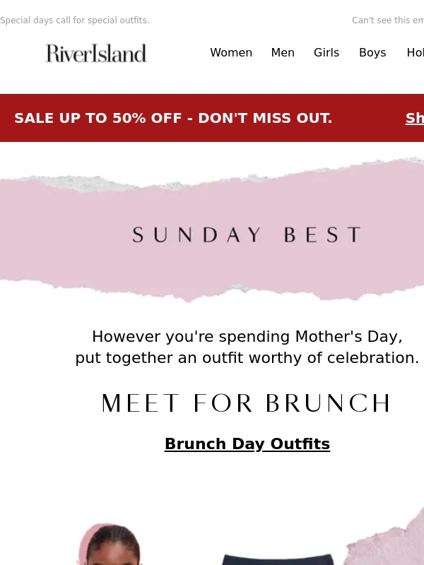 River Island - What to wear for Mother's Day ?
