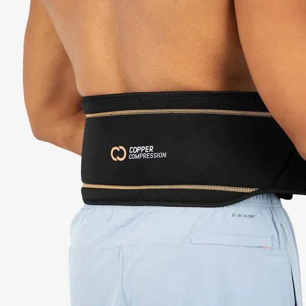 Copper Compression Lower Back Lumbar Support Brace
