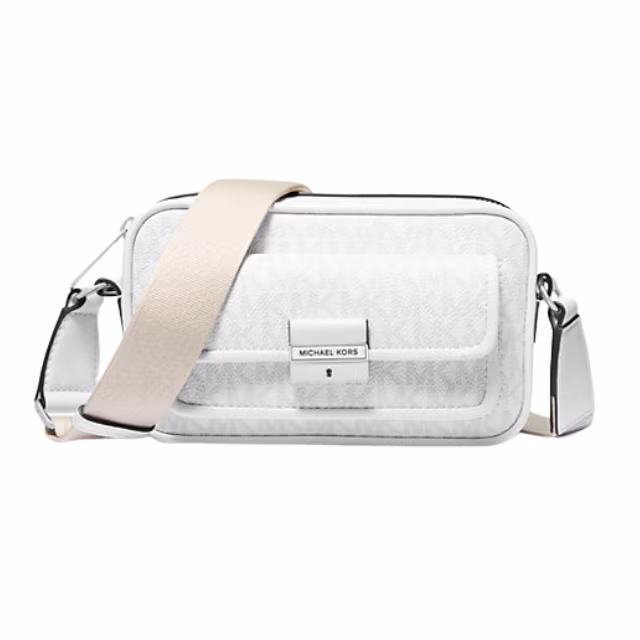 Michael Kors Bradshaw Extra-Small Signature Logo Camera Crossbody Bag
