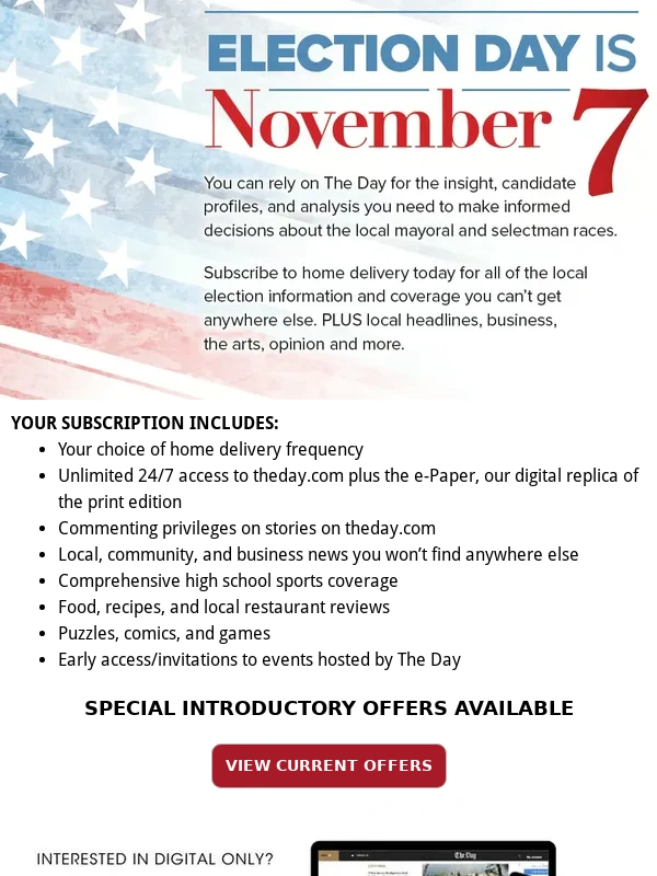 The Day - Rely on The Day for local election information