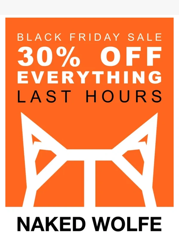 Naked Wolfe - LAST HOURS REMAINING