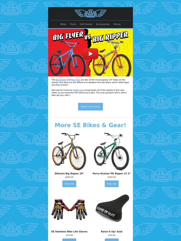 SE BIKES - Big Ripper vs. Big Flyer