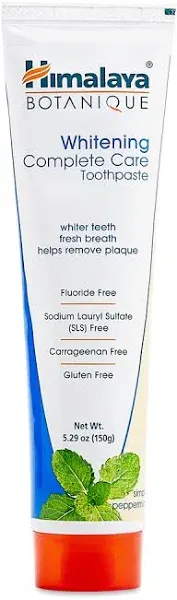 Botanique by Himalaya Whitening Complete Care Toothpaste Simply Peppermint